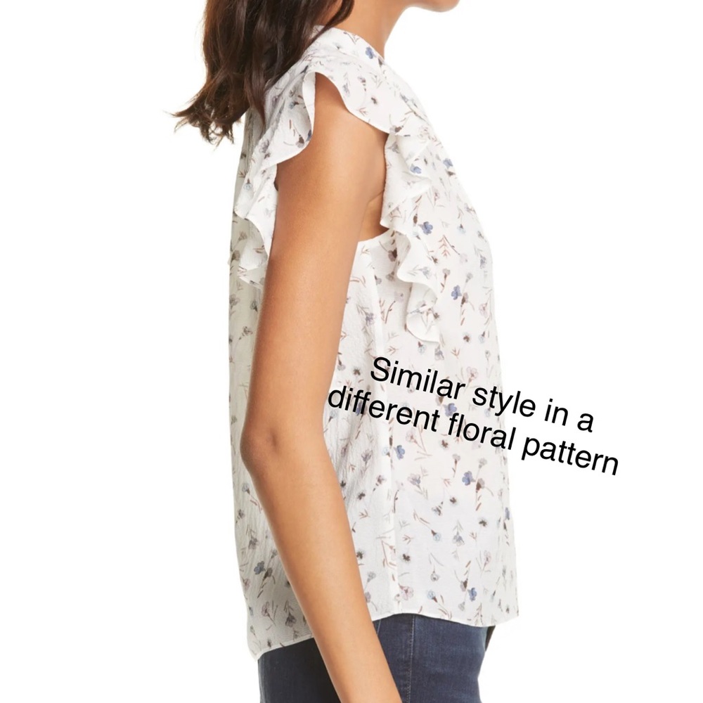 Rebecca Taylor floral silk top